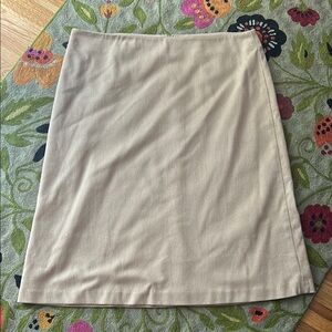 GAP Cream A-Line Knee-Length Skirt Casual Resort Wear